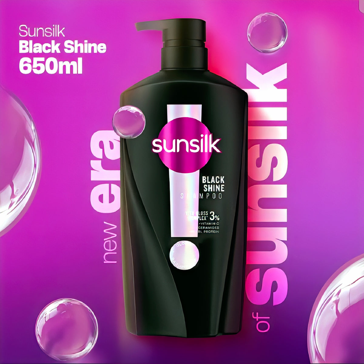 Sunsilk Black Shine Shampoo 650ML