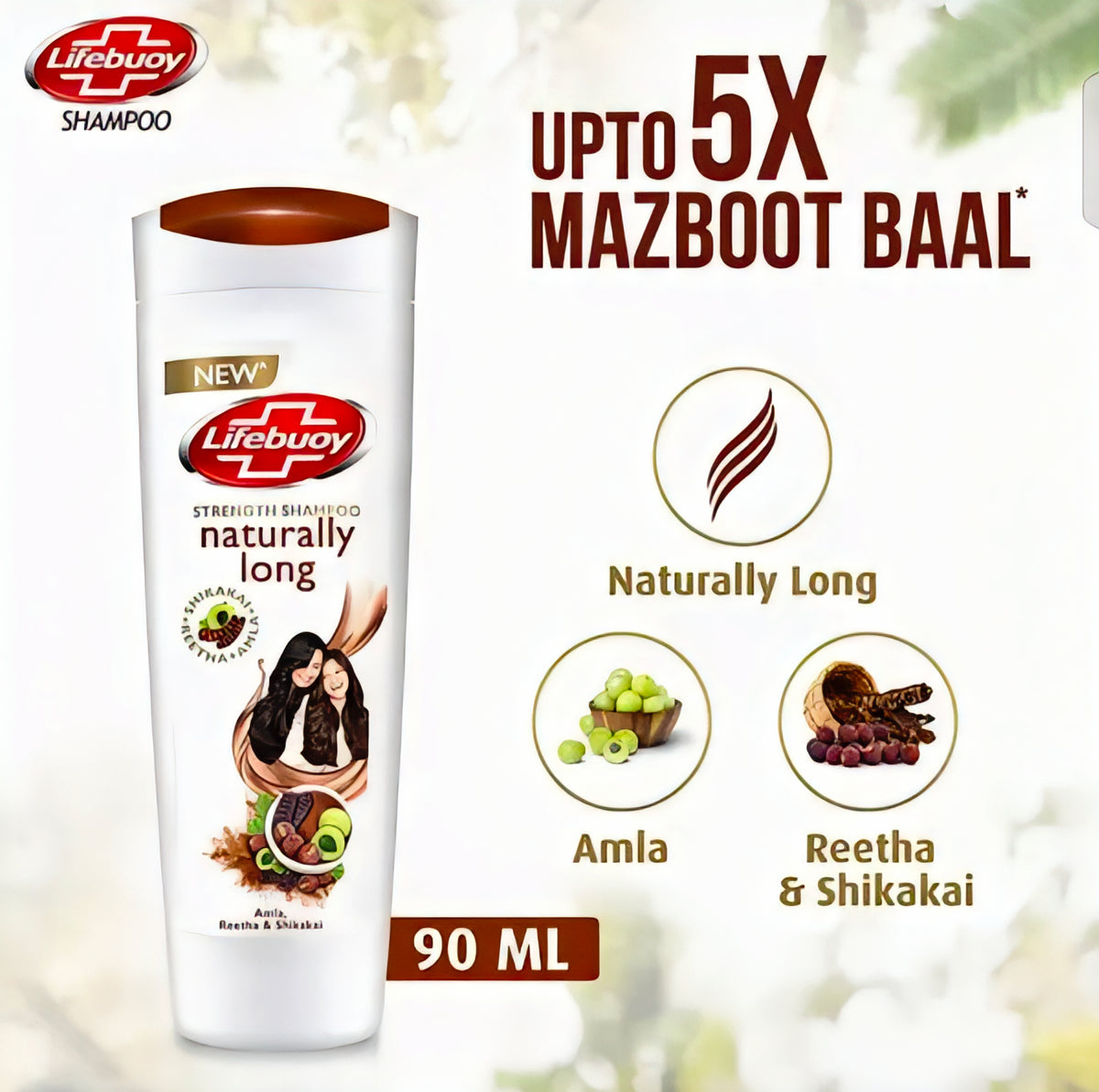 Lifebuoy Naturally Long Shampoo 90ML