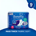 Butterfly Maxi Thick Fabric Soft Long Sanitary Pads 9 Pcs