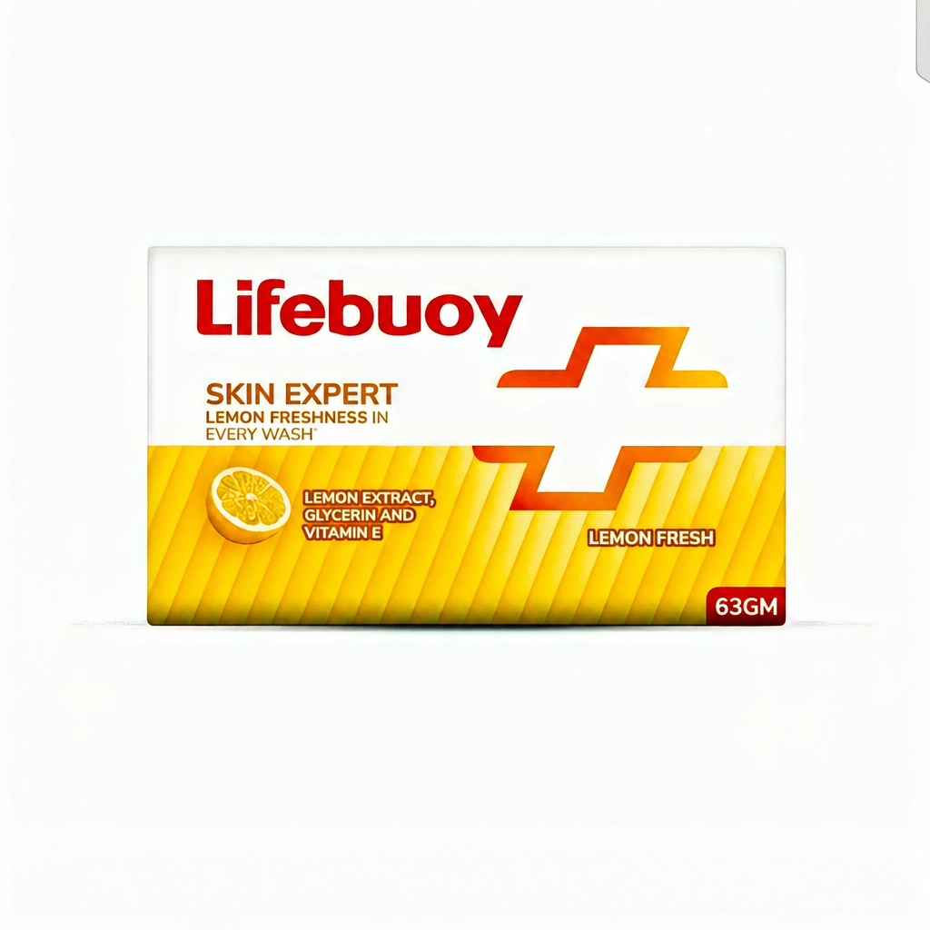 Lifebuoy Lemon Fresh Yellow Soap 63G