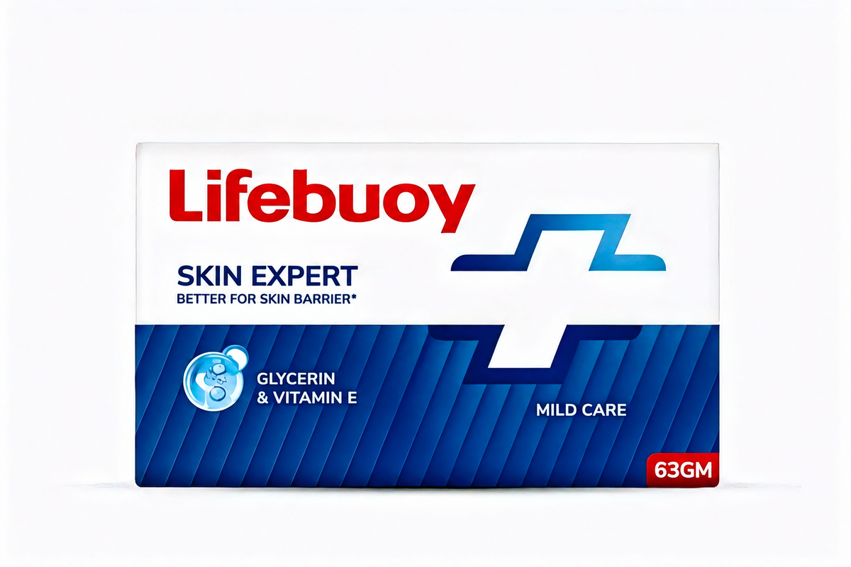 Lifebuoy Mild Care White Soap 63G