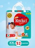 Rocket Premium Diaper Size 6 XXL 52 Diapers