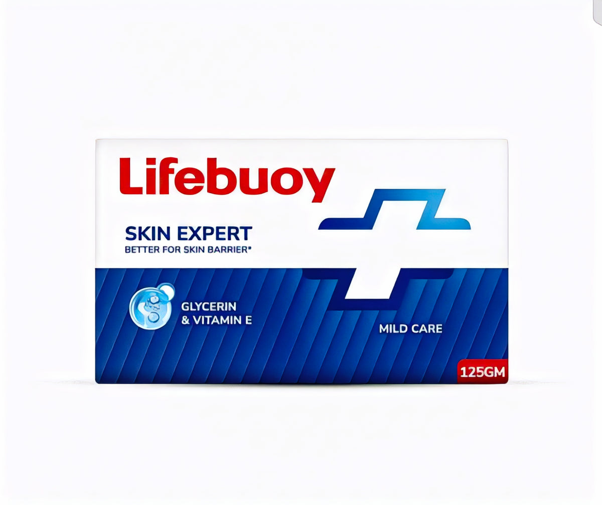 Lifebuoy Mild Care White Soap 125G