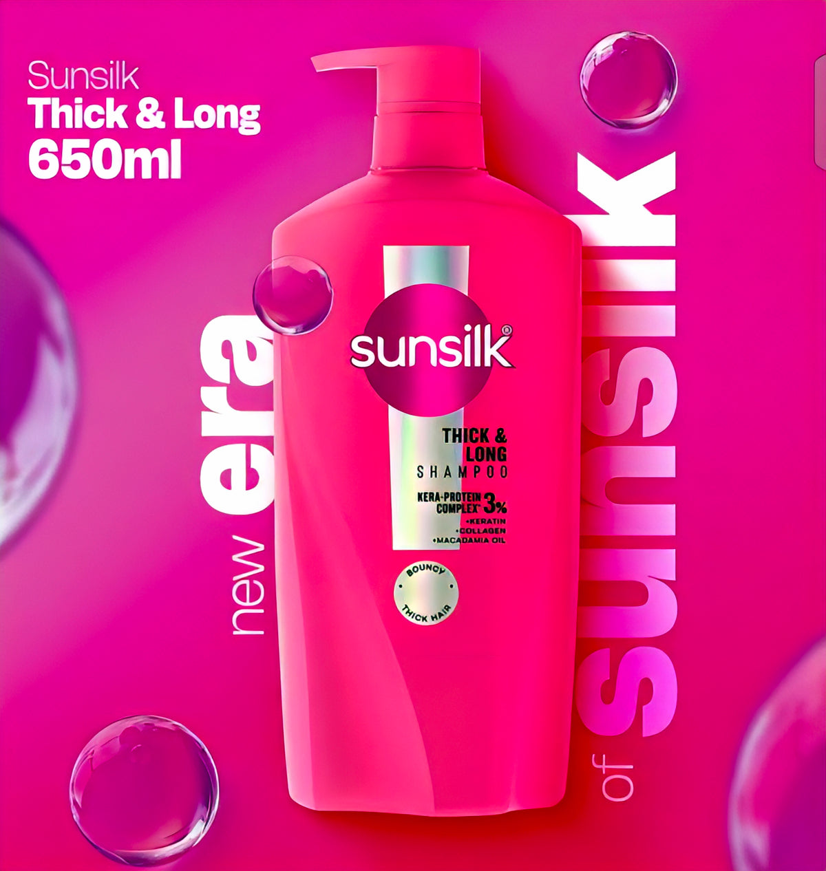 Sunsilk Thick & Long Shampoo 650ML