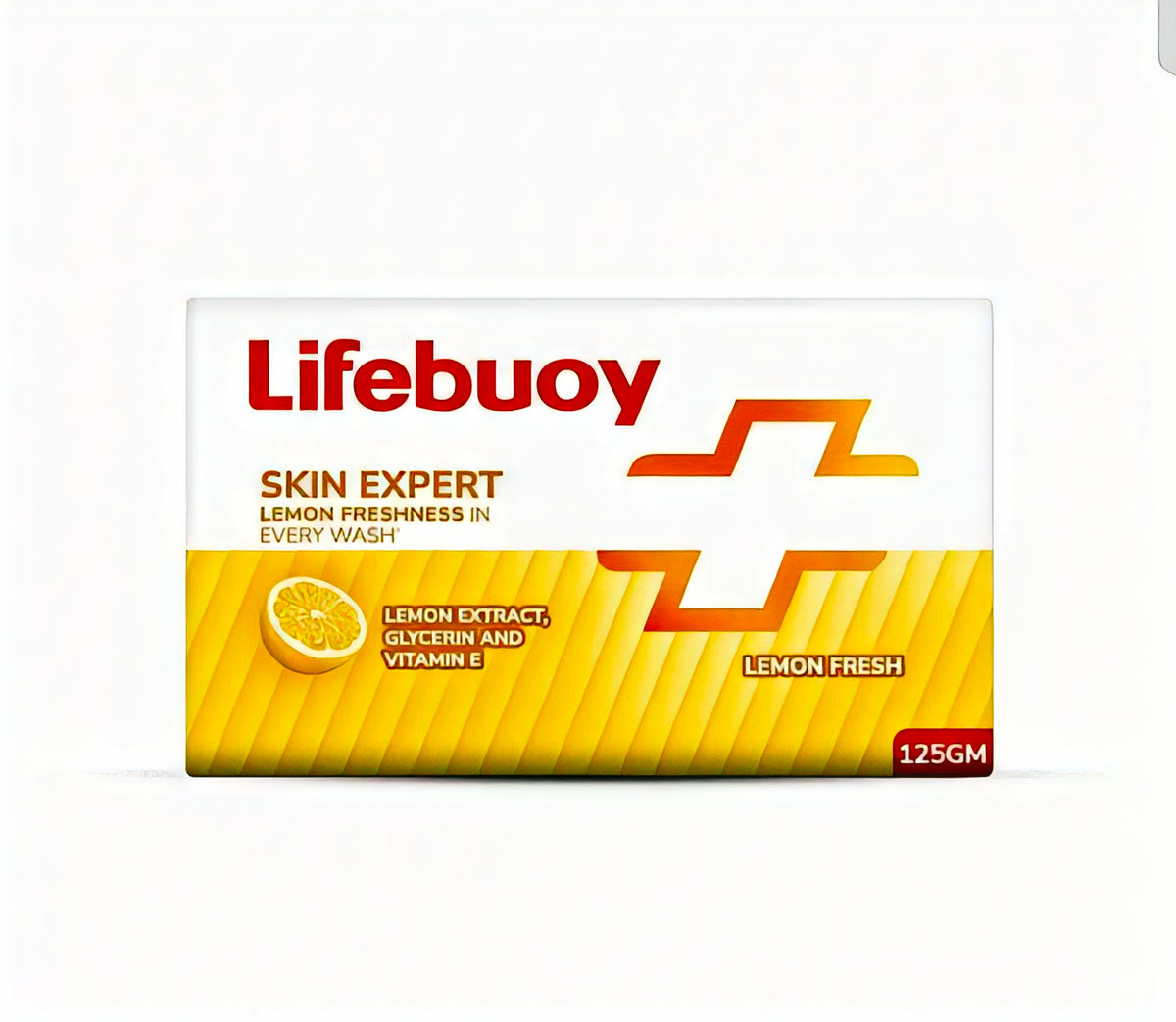 Lifebuoy Lemon Fresh Yellow Soap 125G