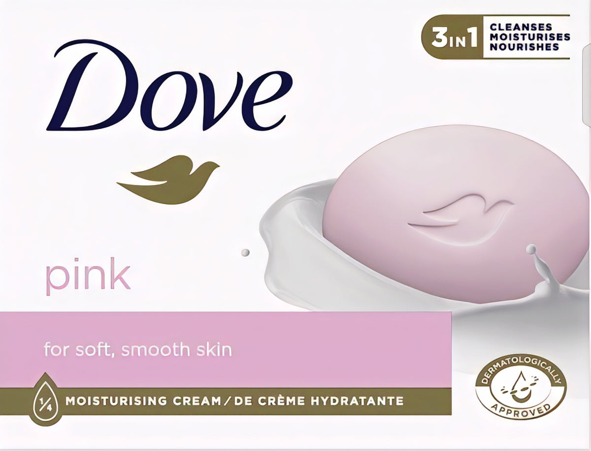 Dove Pink Cream Bar Soap 135G