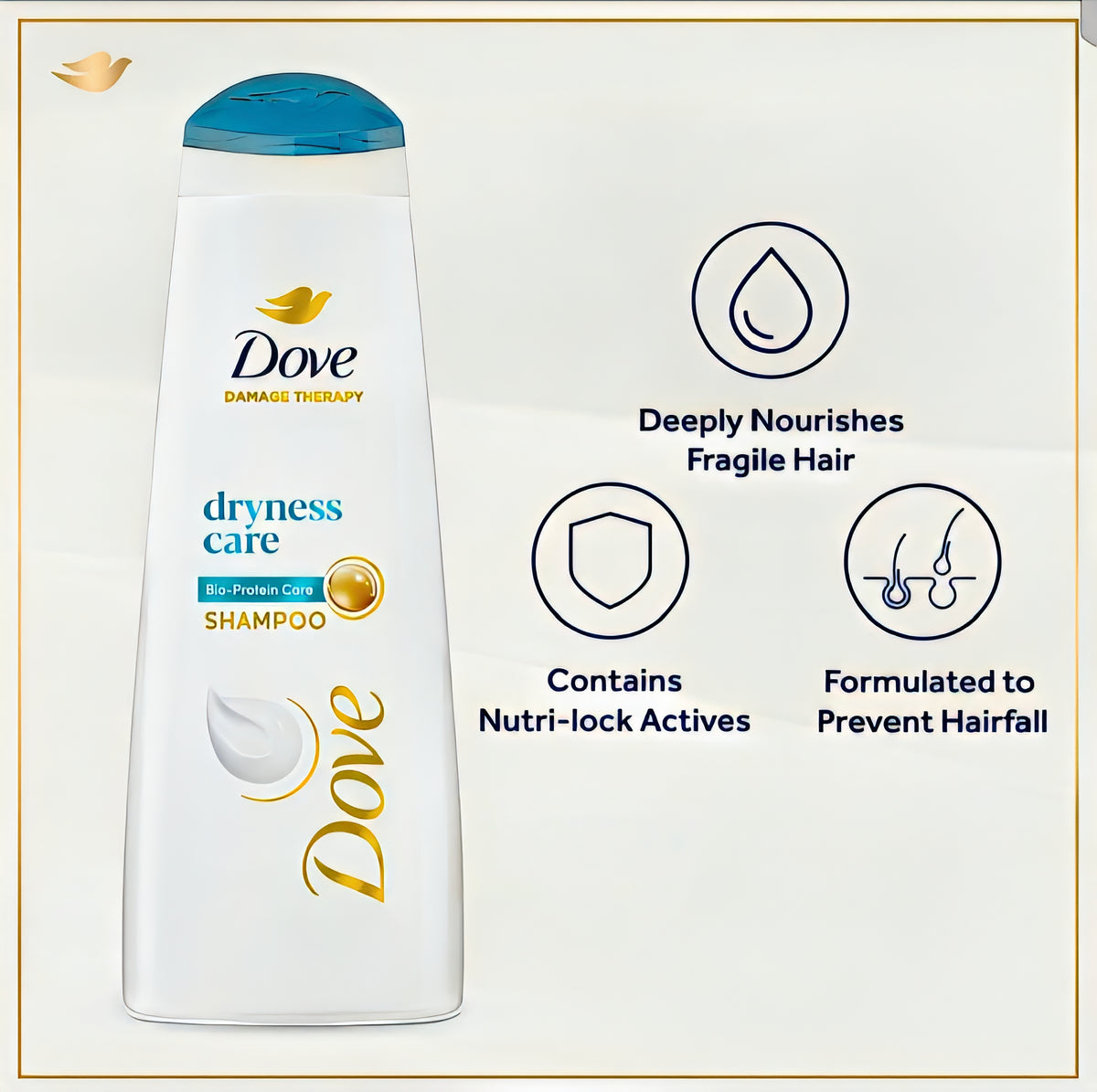 Dove Dryness Care Shampoo 175ML