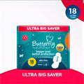 Butterfly Ultra Big Saver Sanitary Pads Long 18 Pcs