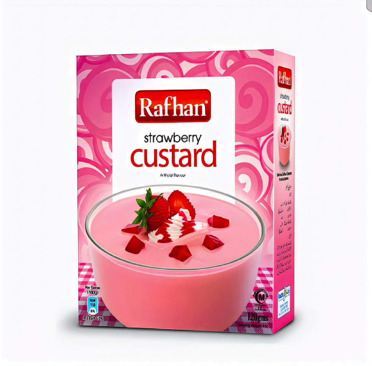 Rafhan Custard Powder Strawberry 275G