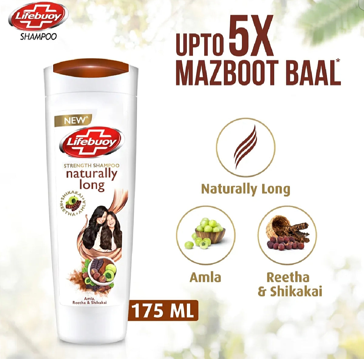 Lifebuoy Naturally Long Shampoo 175ML
