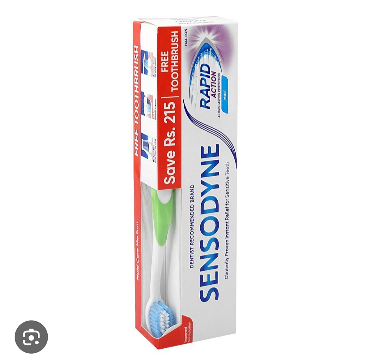 Sensodyne Toothpaste Rapid Action Mint 100g