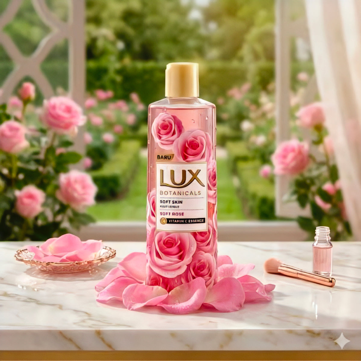 Lux Botanicals Soft Skin Soft Rose Body Wash 250ML